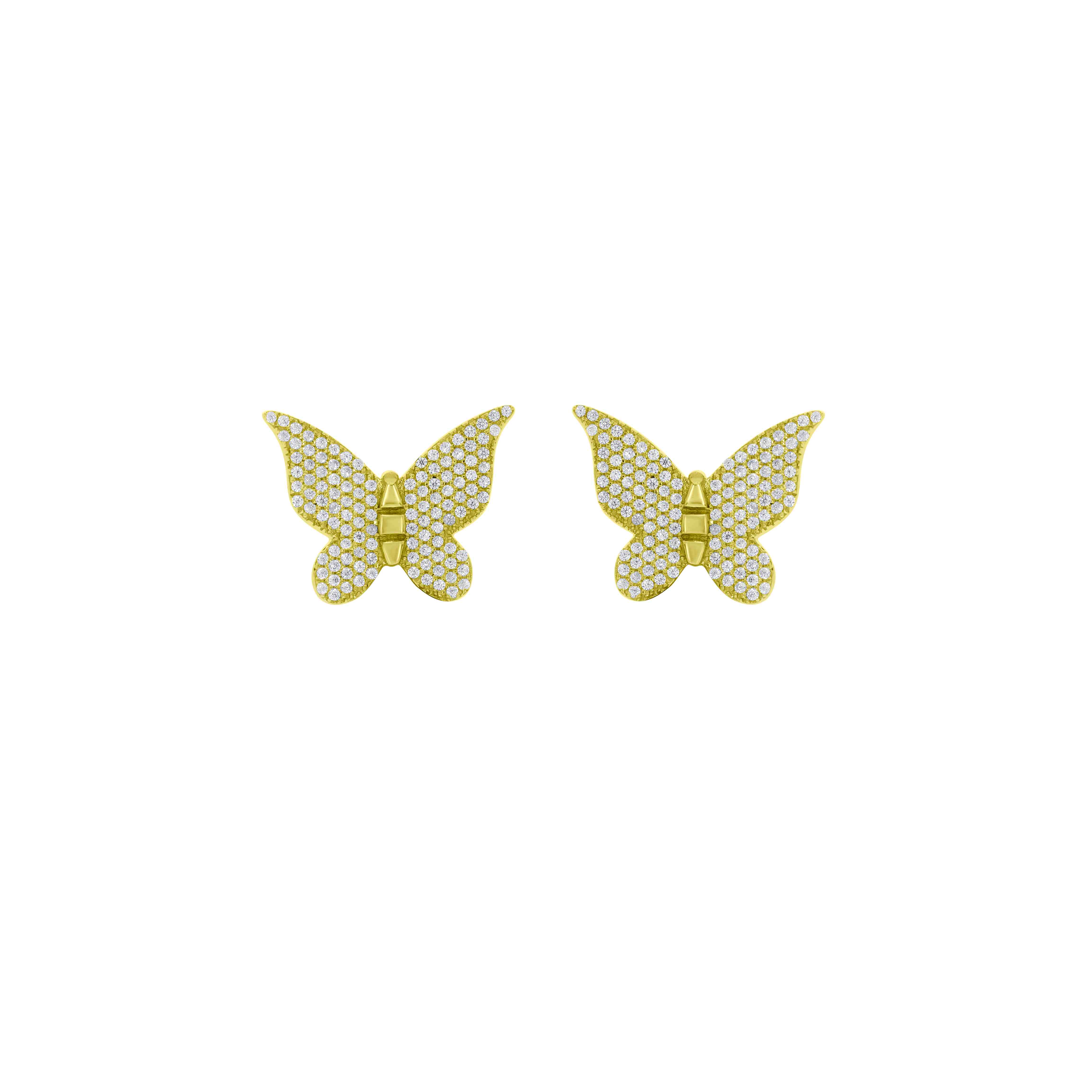 Butterfly Stud Earrings ER21753A